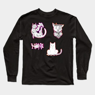 Halloween Cat Pack 6 Long Sleeve T-Shirt